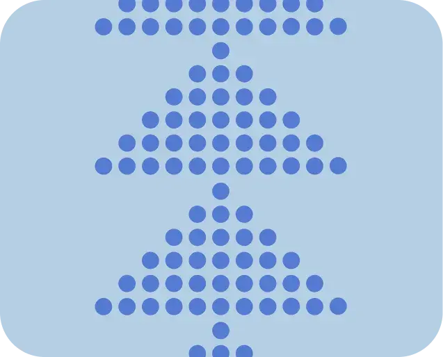 Dot-pattern graphic illustrating claims selected for review