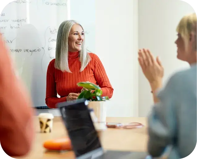 Employer reviewing plan options
